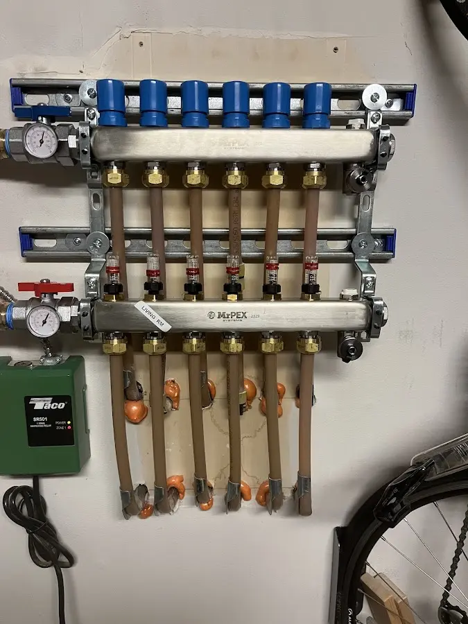 Plumber performing Leak Detection at a residential property in Chickamauga